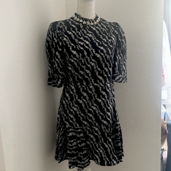 Sandro Suisse Printed Silk Dress - Picture 7 of 12